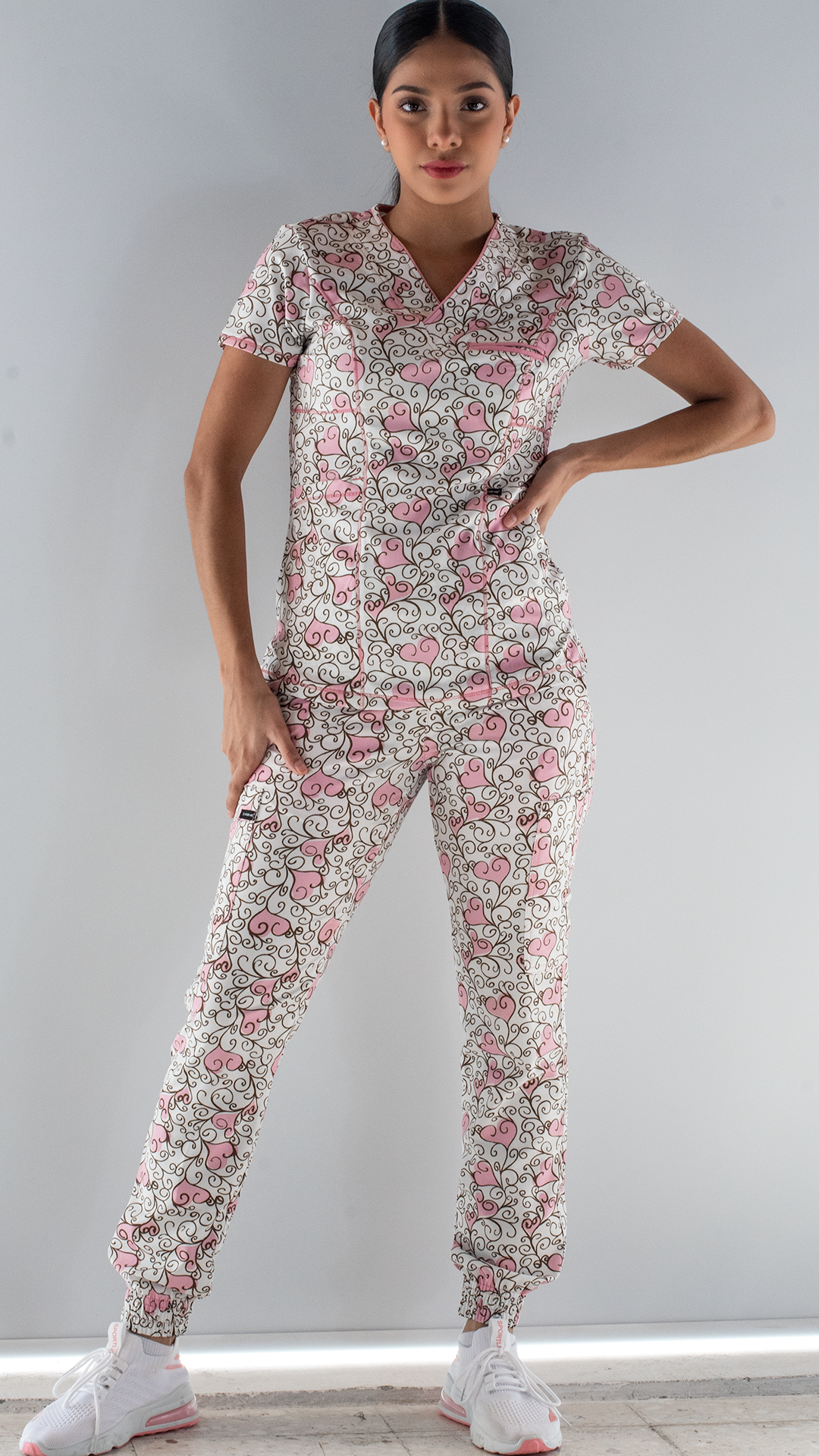 Women's Jogger Estampado Flor Rosa F.W