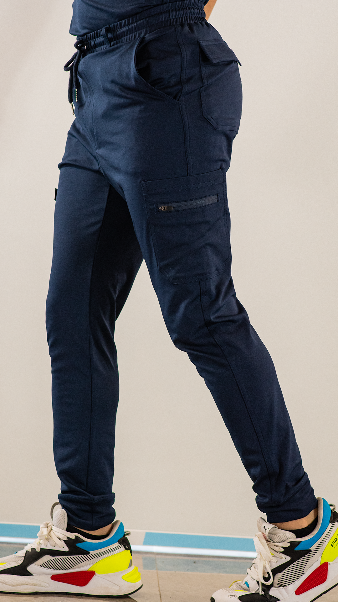Jogger Quirurgico Hombre 901 Azul Marino Super Stretch