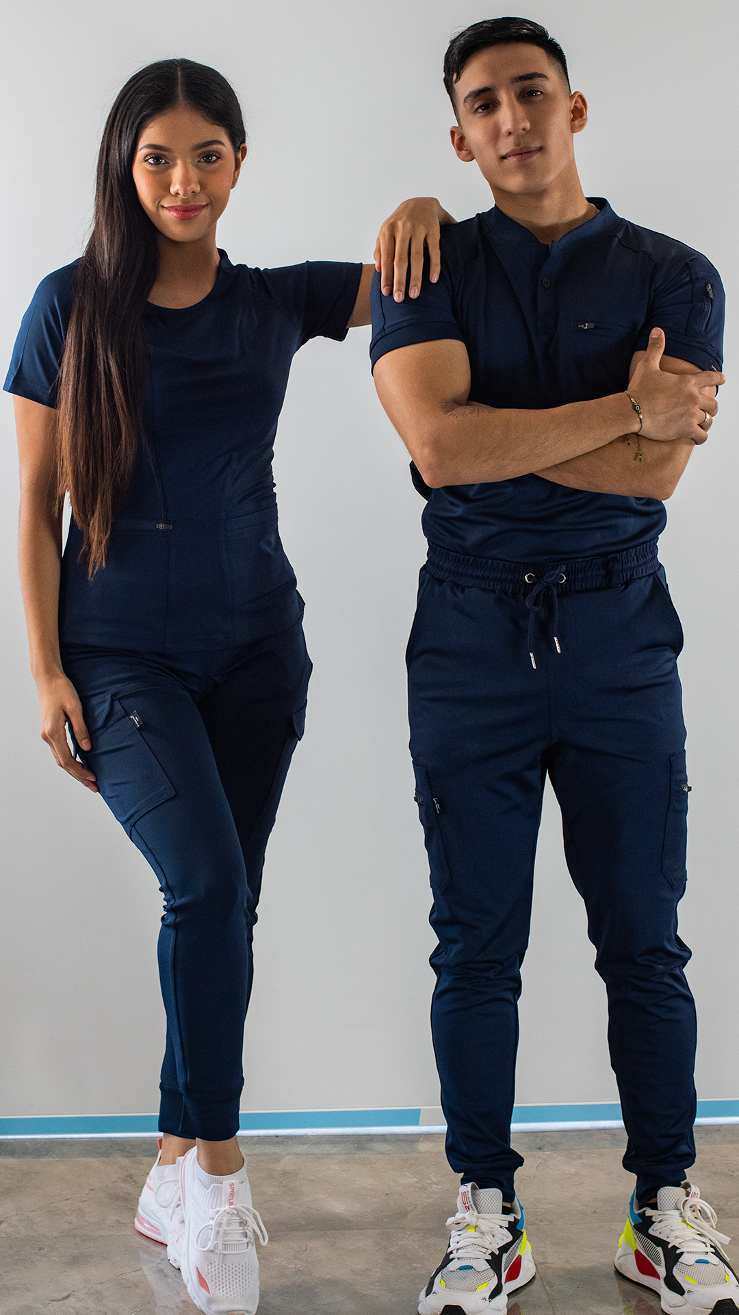 Jogger Quirurgico Hombre 901 Azul Marino Super Stretch