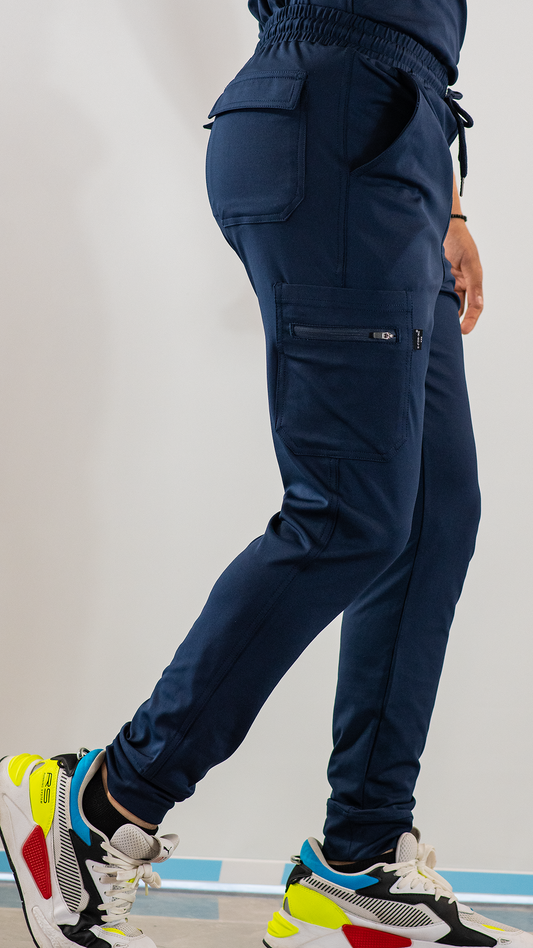 Jogger Quirurgico Hombre 901 Azul Marino Super Stretch