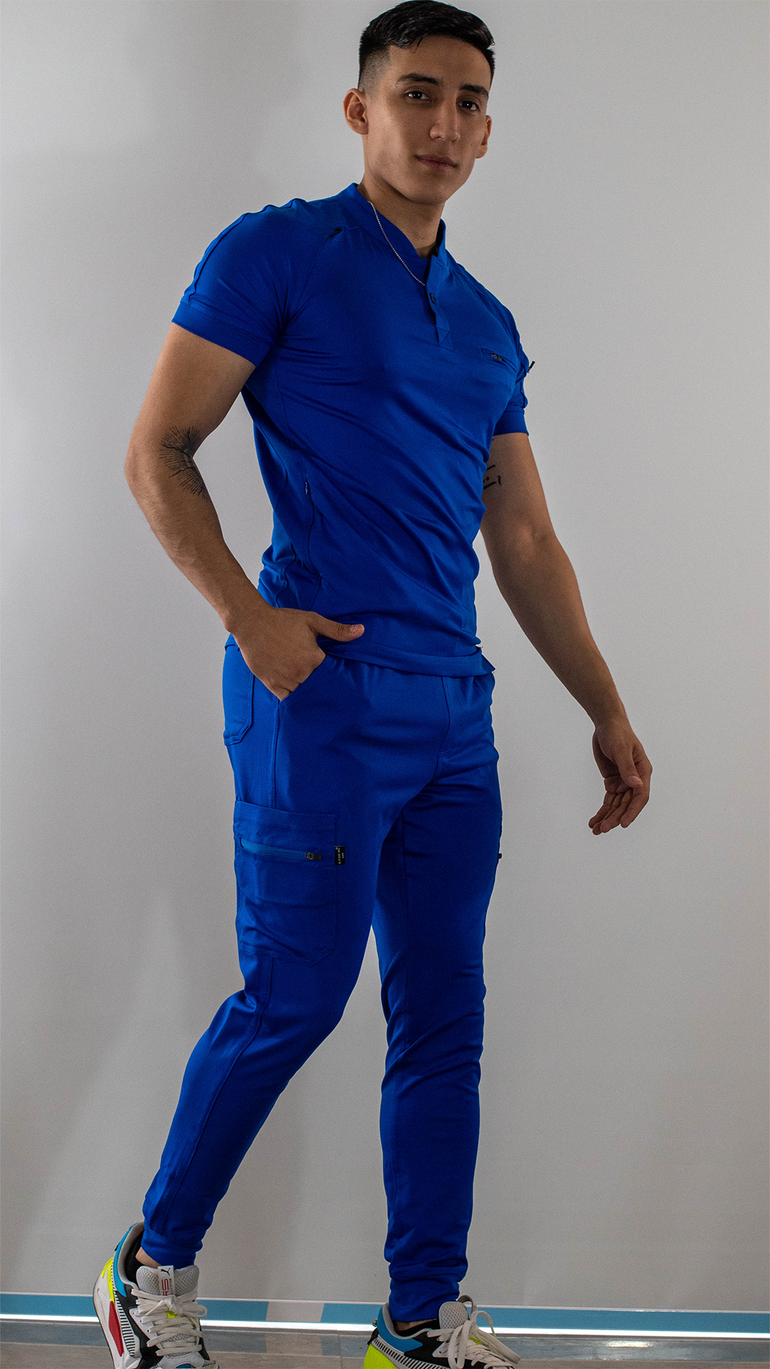 Men’s Scrub Jogger 901 Lapis Blue Super Stretch