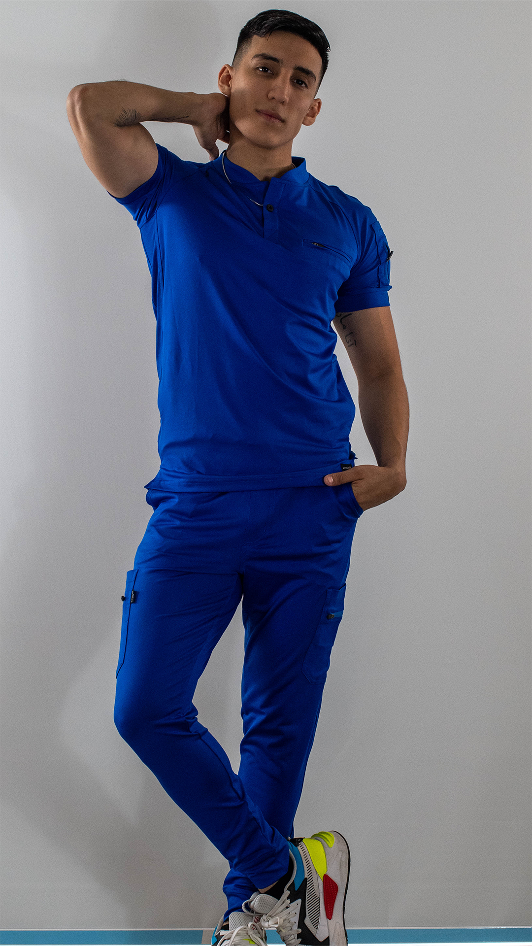 Men’s Scrub Jogger 901 Lapis Blue Super Stretch