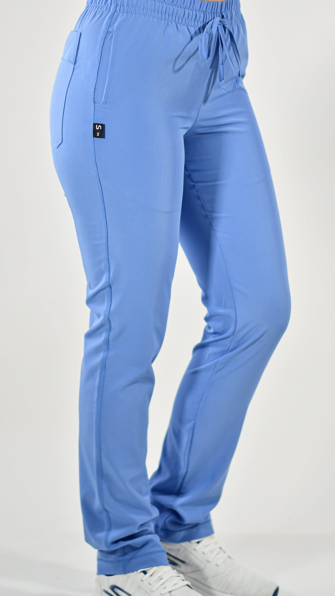 Calças Mulher Fways French Blue 4 bolsas