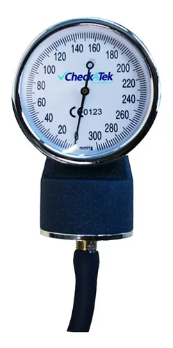 Kit popular de monitor de pressão arterial aneróide azul (inclui estetoscópio)